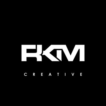 RKM Letter Initial Logo Design Template Vector Illustration