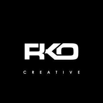 RKO Letter Initial Logo Design Template Vector Illustration