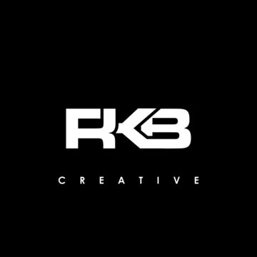 RKB Letter Initial Logo Design Template Vector Illustration