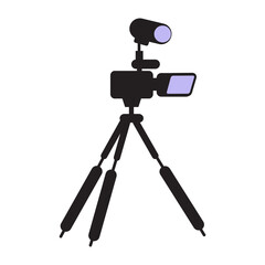 Camera On Tripod Composition
