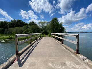 Bridge Across A Lake