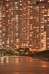 Fototapeta premium 光の高層マンション