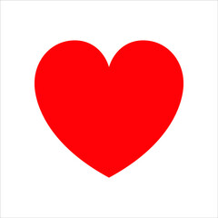 Red Heart Illustration Isolated Vector
