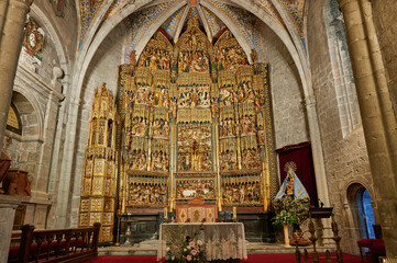 Altarpice of the Interior of the Sanctuary of Our Lady of the Encina