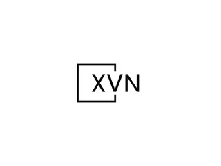 XVN letter initial logo design vector illustration