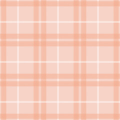 Vector delicate seamless textile pattern. Striped fabric elegant background. Trendy linear pink texture