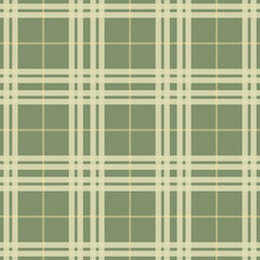 Vector green seamless textile pattern - striped design. Abstract fabric elegant background