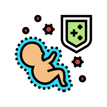 innate immunity color icon vector. innate immunity sign. isolated symbol illustration