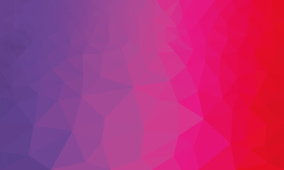 Purple and pink gradient low poly background, fractal pattern