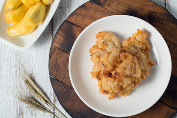 Jack fruit fritter, traditional yet delicious snacks for tea or coffee time and it's also good...