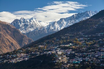 Joshimath Uttarakhand India, Indian Himalaya mountain