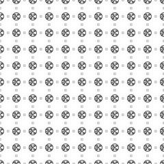 Square seamless background pattern from geometric shapes are different sizes and opacity. The pattern is evenly filled with big black electrical board symbols. Vector illustration on white background