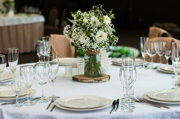 wedding table setting