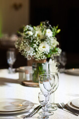 table setting for a dinner