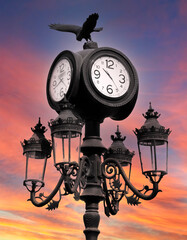 vintage street lamp