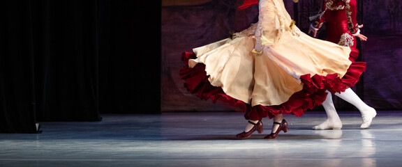 Closeup of ballet couple dancing © Ruslan