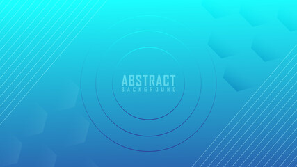abstract circle background blue gradient