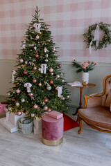 christmas tree with gifts