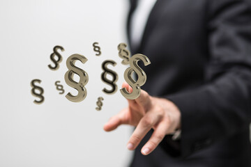 Law and justice concept digital