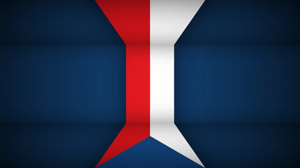 EPS10 Vector Patriotic background with CzechRepublic flag colors.