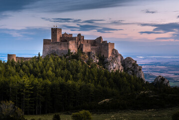 Fototapeta na wymiar Loarre castle, Huesca province in Spain