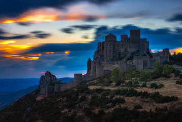 Fototapeta na wymiar Loarre castle, Huesca province in Spain