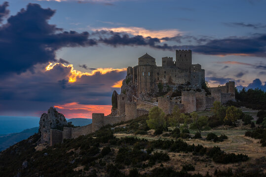 Loarre castle, Huesca province in Spain