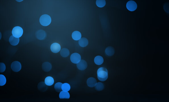 blurred abstract background with blue bokeh