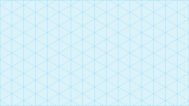 Inch graph paper grid. Blue pattern for drawings, engineering, projects, architects. Background for education, training, universities, colleges and schools.