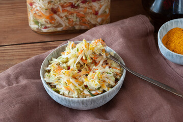 Sauerkraut in a rustic style
