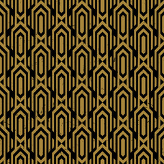 Abstract seamless pattern in Art Deco style.