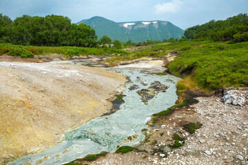 Uzon - a volcanic caldera, Kamchatka Peninsula, Russia