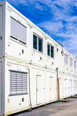 modern mobile home and office container