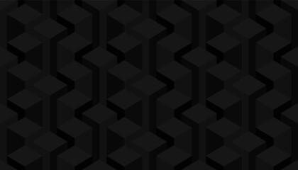 Dark pattern. Vector abstract graphic design banner pattern background template