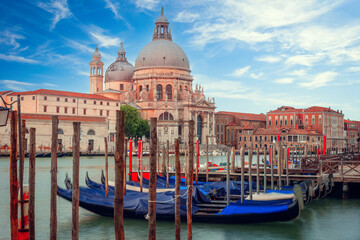 Fototapeta na wymiar Architecture of Venice, Canal Grande, Italy, Europe