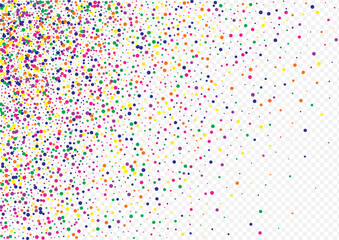 Color Dot Fun Transparent Background. Christmas