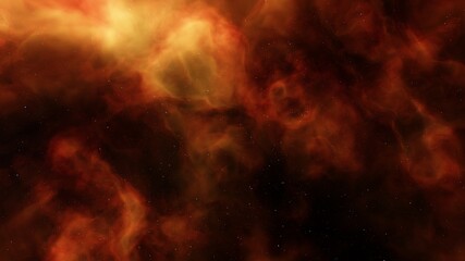 Deep outer space with stars and nebula 3d illustration