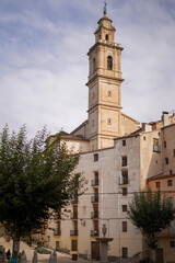 Fototapeta na wymiar the church in Bocairent town in Spain