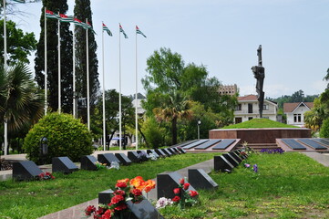 The Monument of Glory in Sukhumi, capital of Abkhazia.