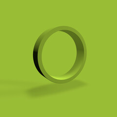 green 3D circle