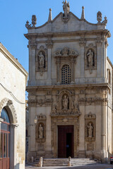 Fototapeta na wymiar Salento, Vernole - Chiesa Maria SS Assunta