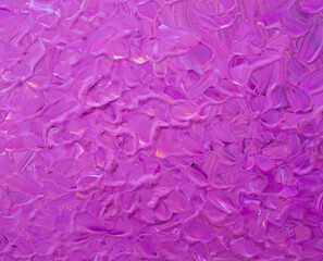 Abstract decorative grunge texture. Background with liquid acrylic. Mixed paints for poster or wallpaper. Modern art. Purple smears of colors. Smeared oil paint. 