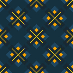 Obraz premium Abstract seamless geometric pattern of rhombuses and diagonals. Vector illustration