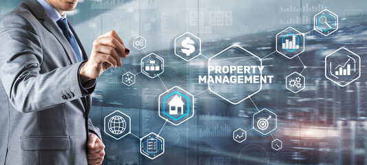 Property management. Maintenance and oversight of real estate and physical property