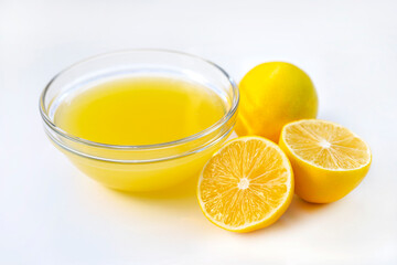 freshly squeezed lemon juice in a small bowl
