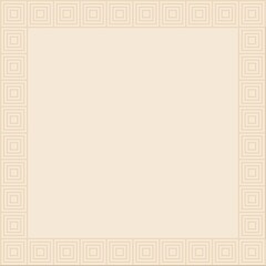 Picture frame square Chinese style line background. Vector background.