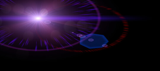 Abstract overlays background ,digital lens flare