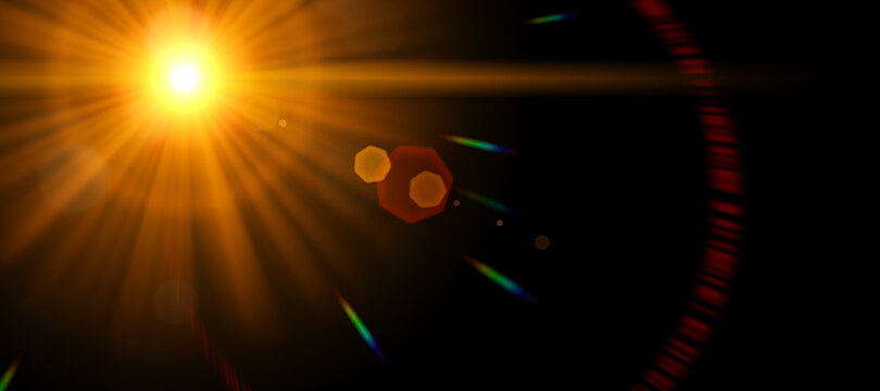 Abstract overlays background ,digital lens flare