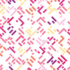 Abstract geometric seamless pattern. Stylish abstract mosaic black background. Stylish modern ornamental wallpaper