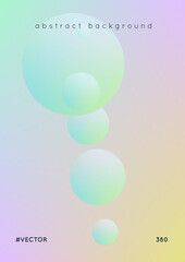 Cover fluid with round shapes